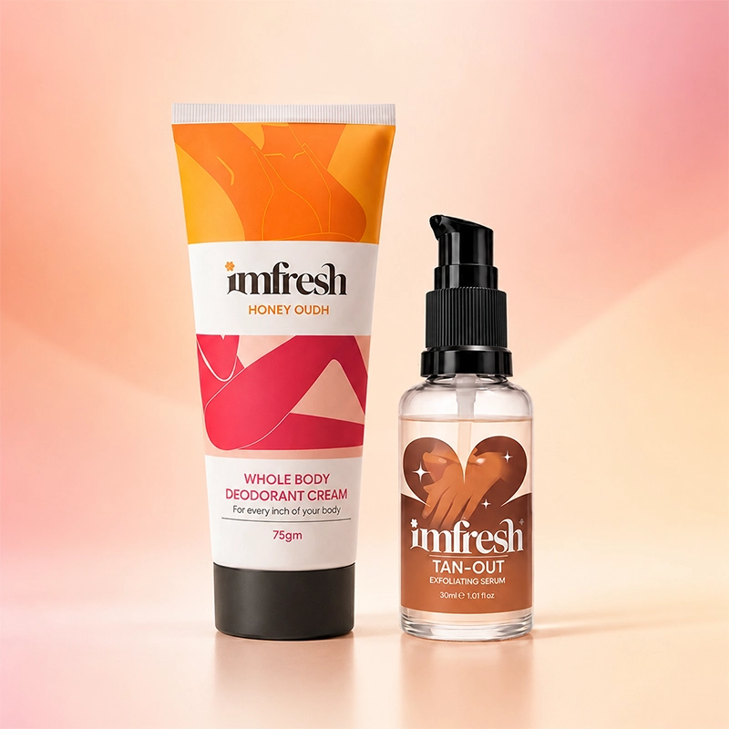Honey Oudh Cream and Tan-Out Serum