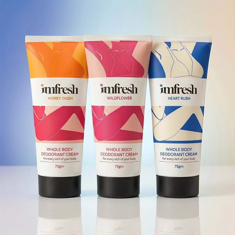 imfresh Cream (Wildflower + Heart Rush + Honey Oudh) | Pack of 3